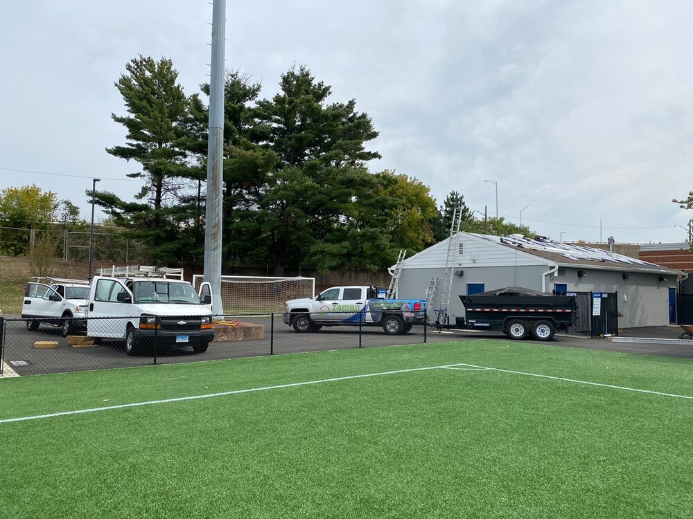 Dillon Stadium, Hartford, CT | Zaman Roofing Contractor Central CT