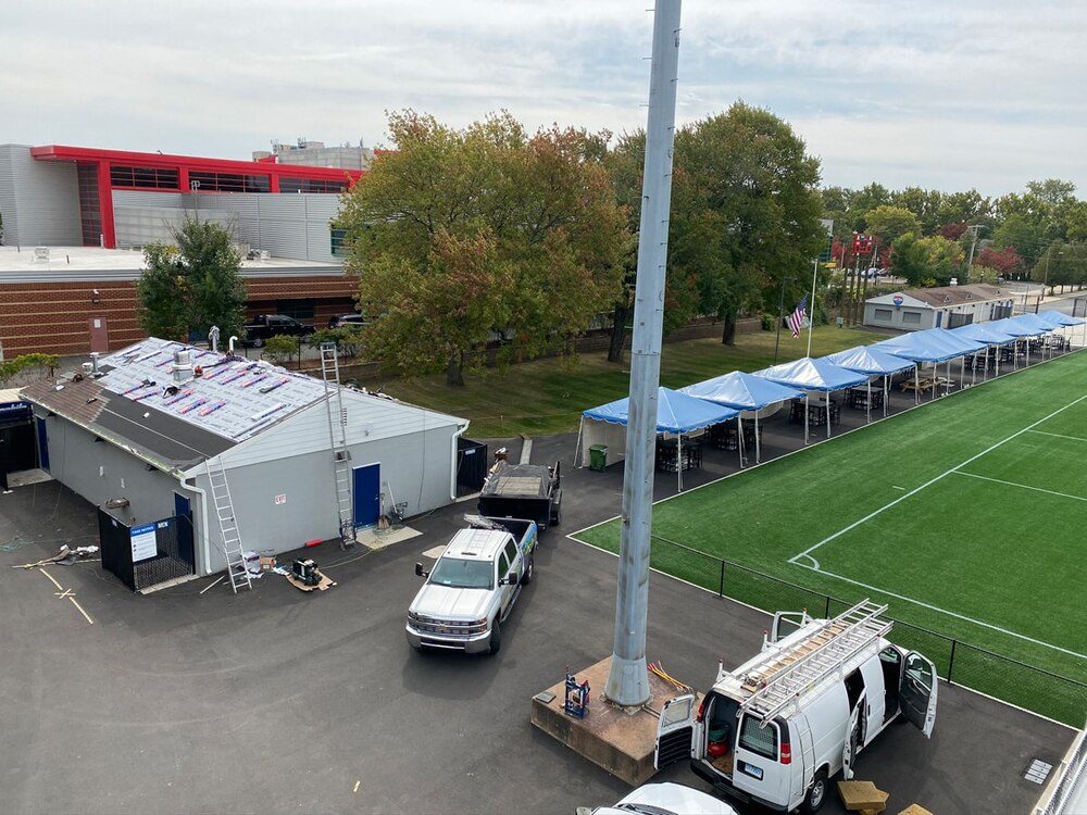 Dillon Stadium, Hartford, CT | Zaman Roofing Contractor Central CT