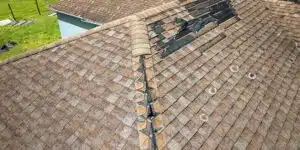 Hail Damage on Roofing Materials